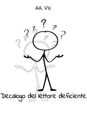 cover image of Decalogo del lettore deficiente